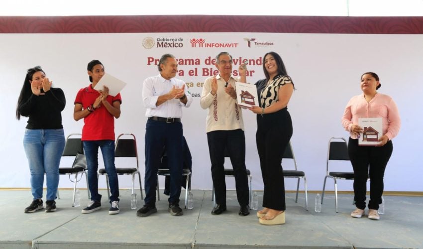 INFONAVIT ENTREGA VIVIENDAS DEL BIENESTAR A FAMILIAS DE TAMAULIPAS