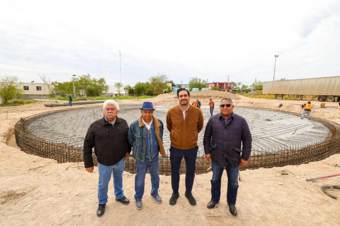 Puso en marcha Alcalde Carlos Peña Ortiz construcción de Tanque Cisterna en Rancho Grande.