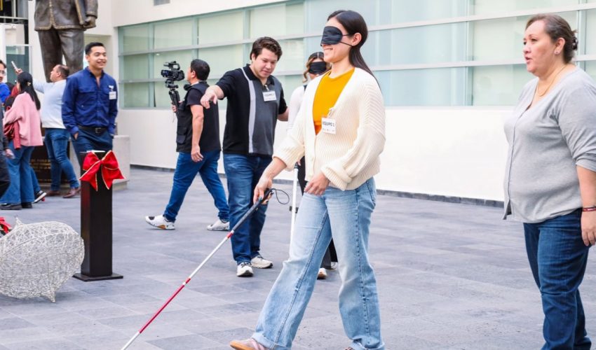 Impulsa Tamaulipas acciones de sensibilización e inclusión con evento deportivo “Circuito de los Sentidos”.