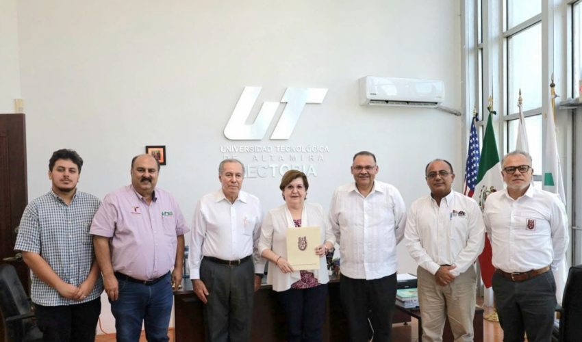 Consolida UT Altamira alianza estratégica con el Politécnico.