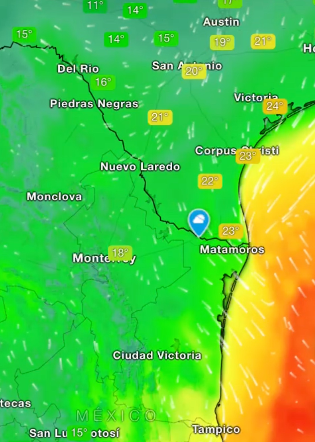 En puerta frente frío número 17 este domingo 30 de noviembre