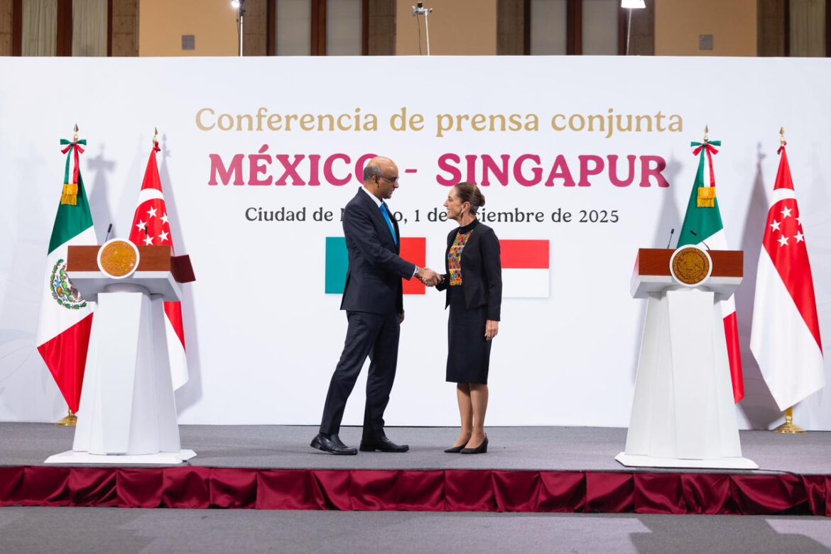 Versión estenográfica. Conferencia de prensa México-Singapur. Palacio Nacional