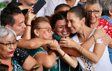 Pensión Mujeres Bienestar. Puerto Morelos, Quintana Roo.