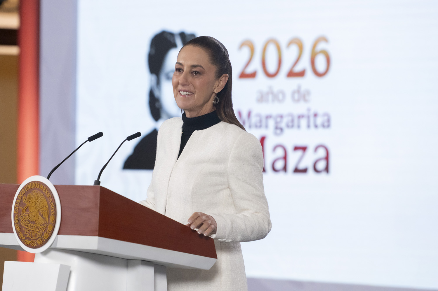 Versión estenográfica. Conferencia de prensa de la presidenta Claudia Sheinbaum Pardo del 02 de enero de 2026