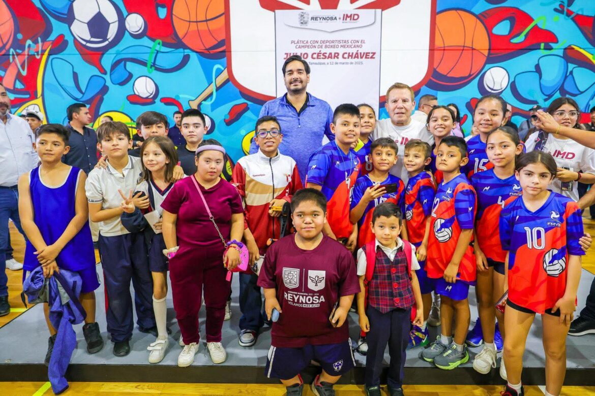 Brindaron conferencias ex boxeadores con el apoyo del Gobierno de Reynosa