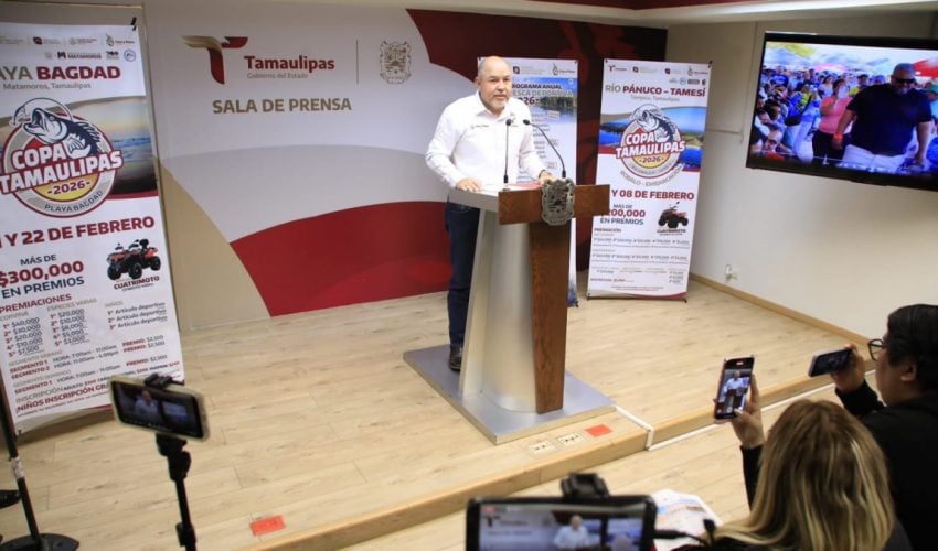 PROYECTA TAMAULIPAS SU LIDERAZGO TURÍSTICO CON TORNEOS DE PESCA DEPORTIVA