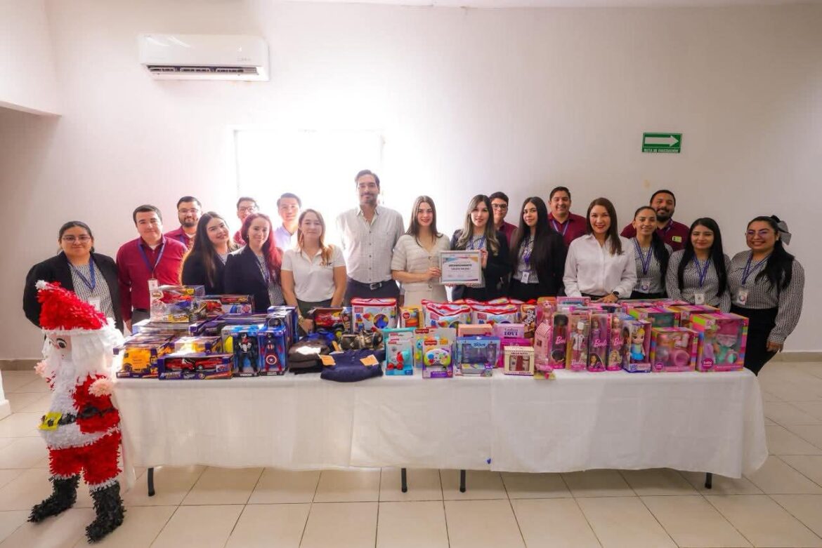 Convivió Carlos Peña Ortiz con niños de Casa Hogar al entregar nuevas instalaciones.