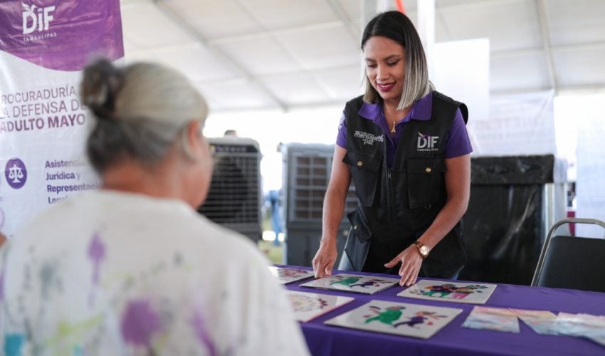 Atiende DIF Tamaulipas a más de 1,800 personas a través de la Procuraduría de la Defensa del Adulto Mayor.