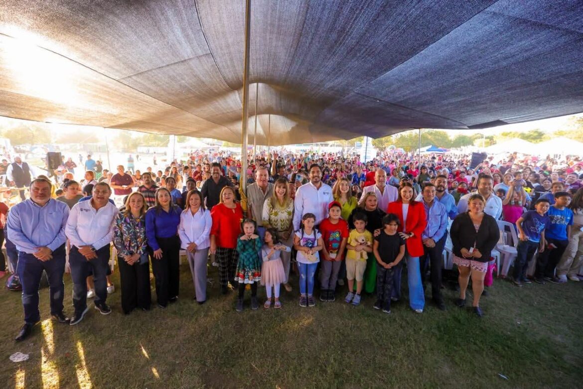 Festejó Carlos Peña Ortiz a más de 2,800 habitantes de la Juárez con alegre Posada.