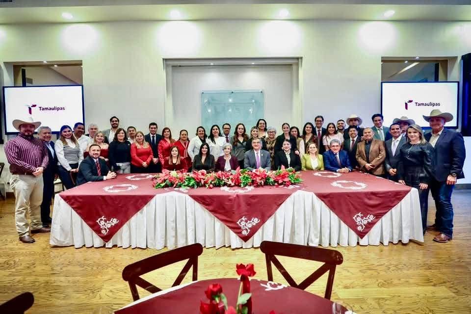 Reconoció Alcalde Carlos Peña Ortiz unidad y compromiso del Gobernador Américo Villarreal Anaya.