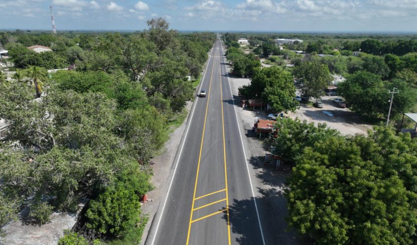 Fortalecerá Tamaulipas su red carretera con el Programa Nacional de Conservación y Bachetón 2026.