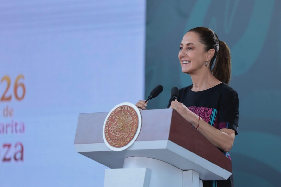 Versión estenográfica. Conferencia de prensa de la presidenta Claudia Sheinbaum Pardo del 09 de enero de 2026