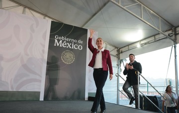Inicio de obra del Hospital General IMSS. Santa Catarina, Nuevo León.
