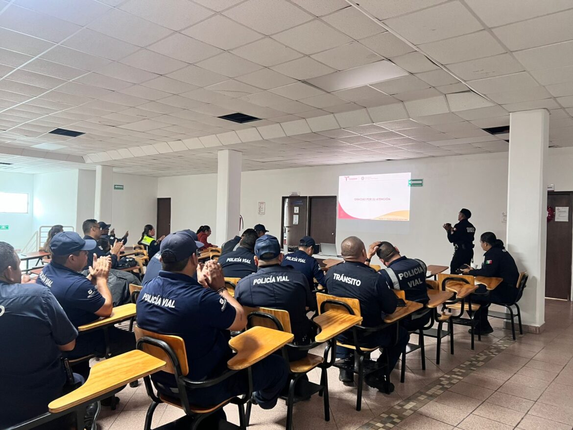 Policía Vial de SSPTyV de Reynosa capacitada en “Mediación de Conflictos”