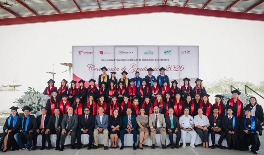 Gradúa UT del Mar de Tamaulipas Bicentenario Generación 2026 con 64 nuevos profesionistas.